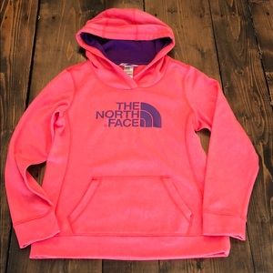 Neon North Face Hoodie